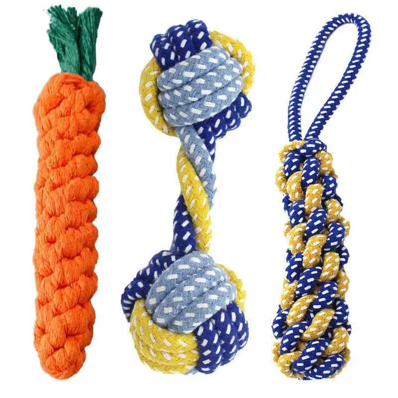 Resilient Knotted Chew Rope For Dogs