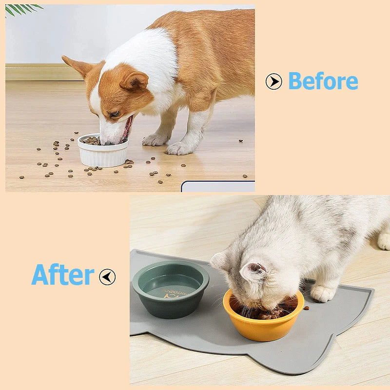 Colorful Silicone Cat Placemat