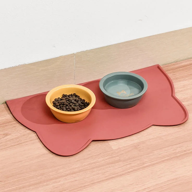 Colorful Silicone Cat Placemat