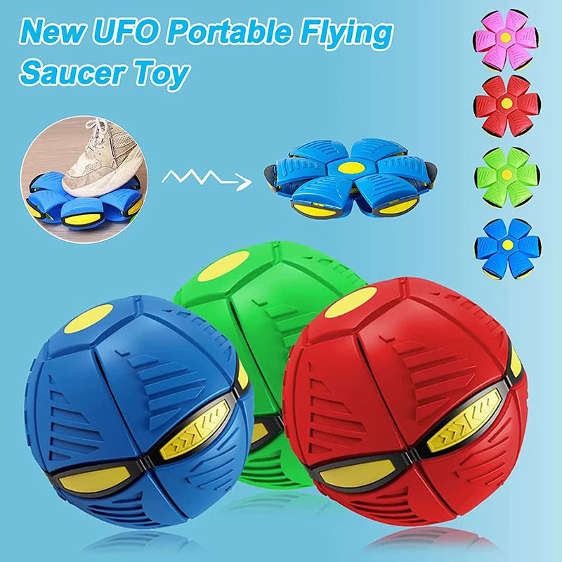 Outdoor Dog Training Toy Flexible Flying Disc