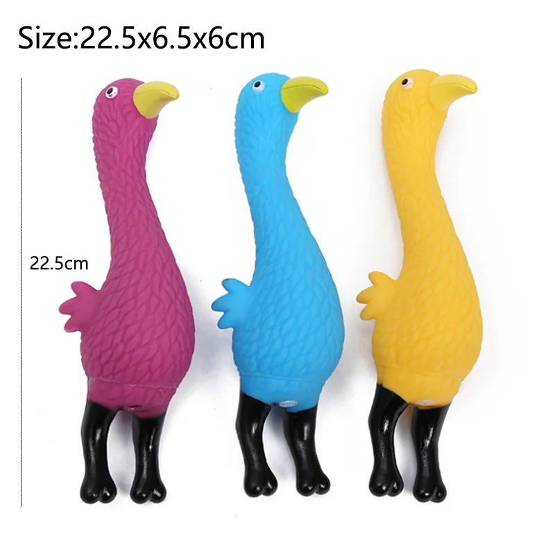 Noisy Chicken Dog Toy