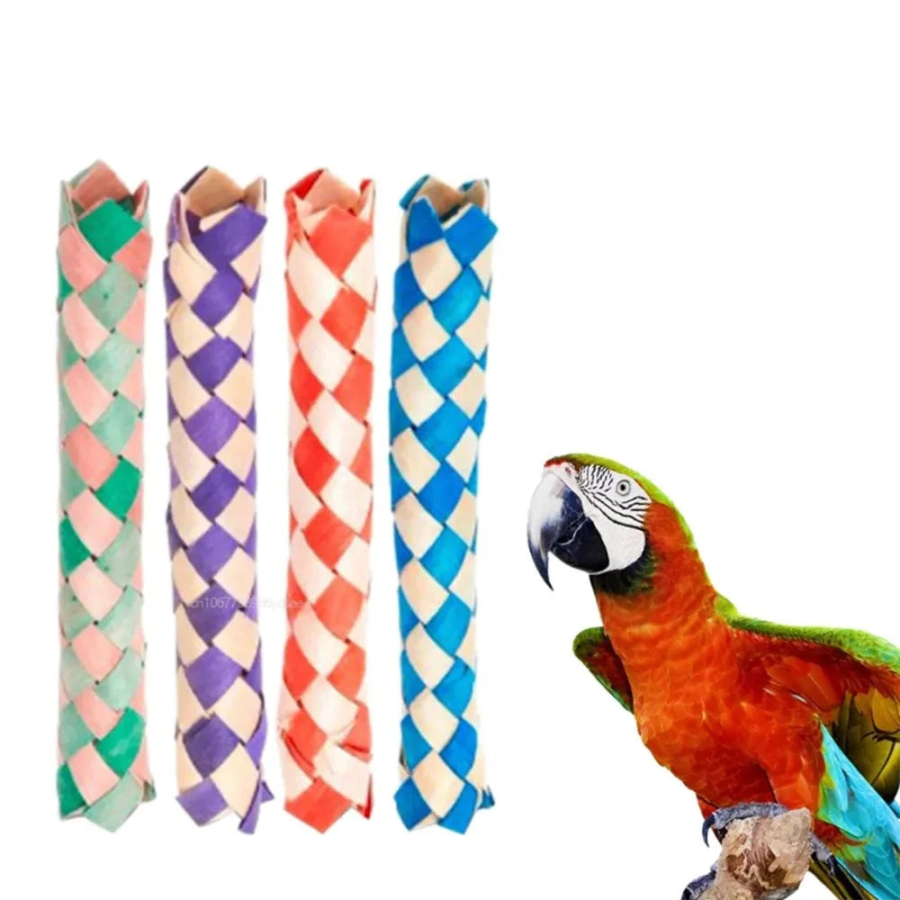 Colorful Parrot Chew Ropes