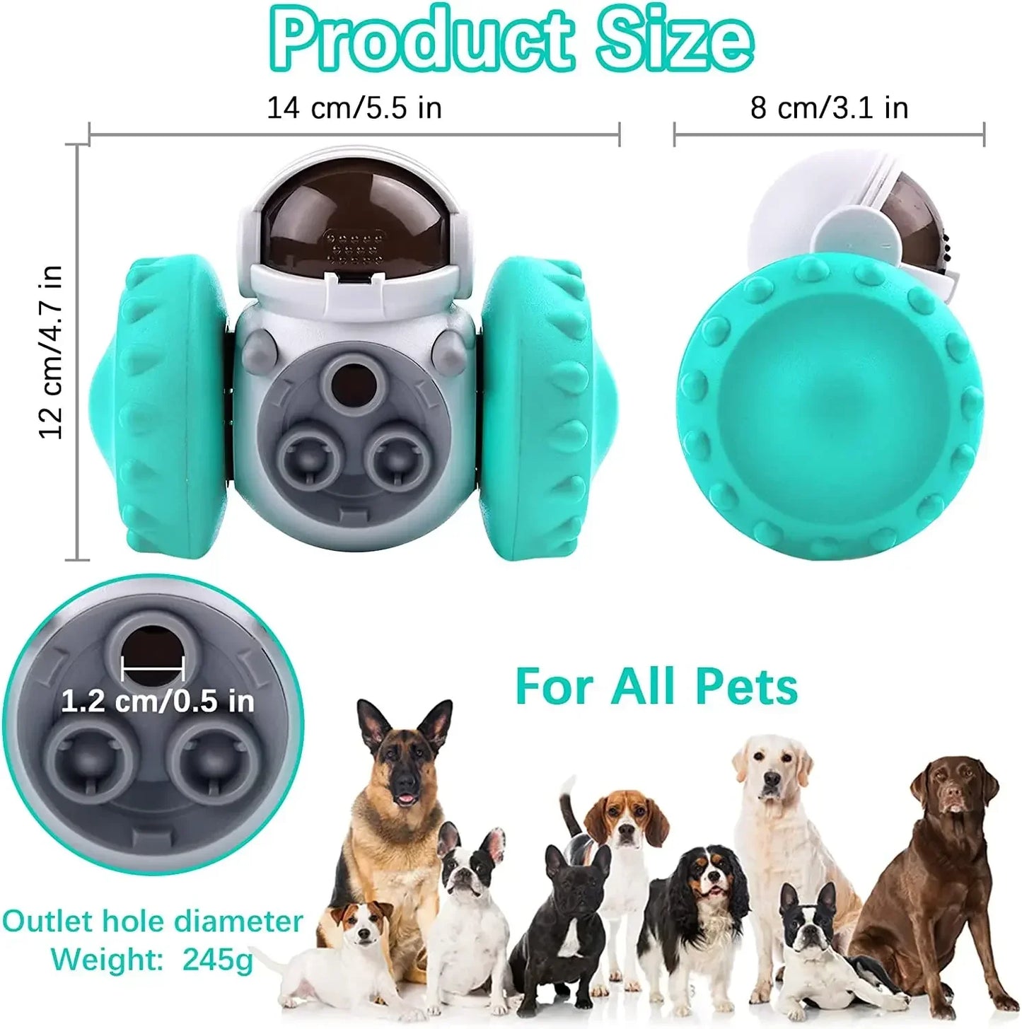 Robot Feeder Dog Toy