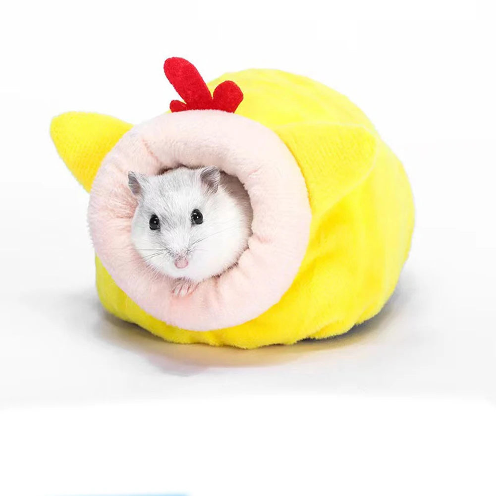 Soft Plush Hamster Bed