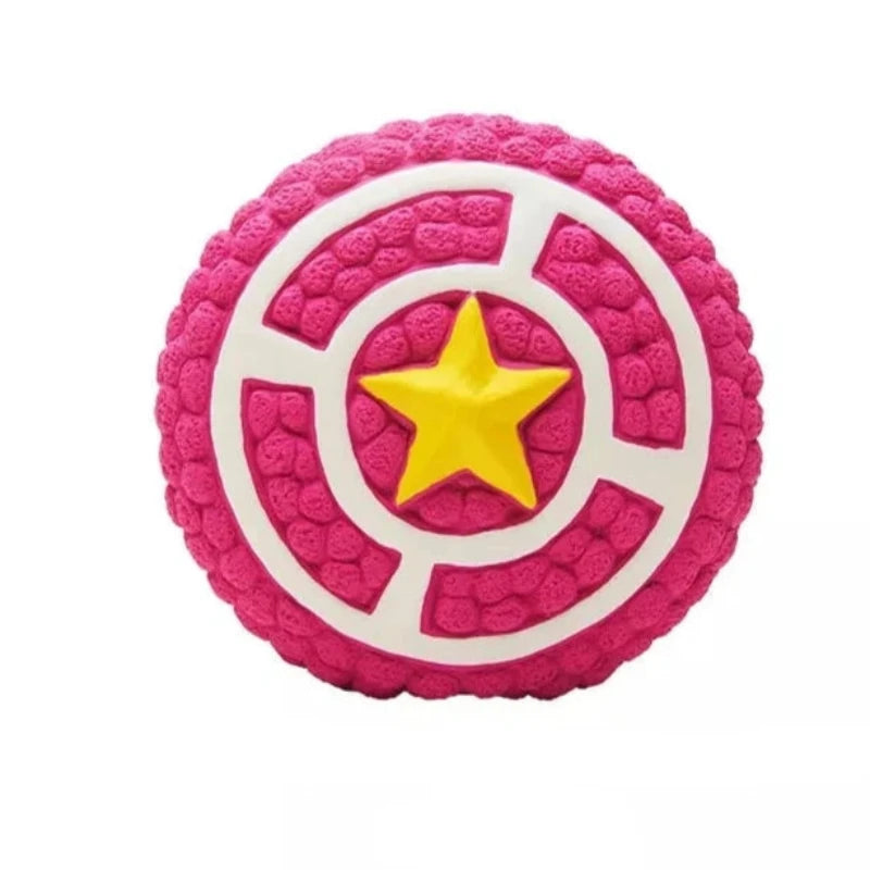 Dog Star Rubber Ball Interactive Toy