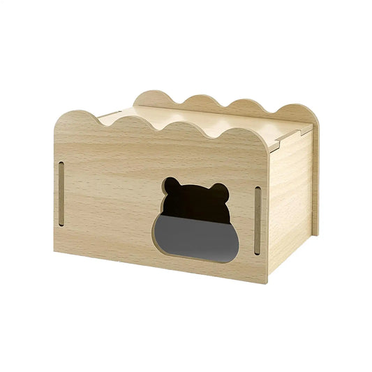 Charming Wooden Hamster Hideout