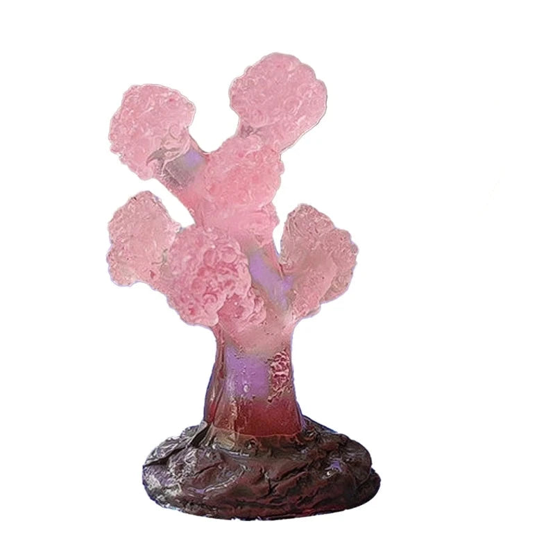 Glowing Coral Tank Decoration