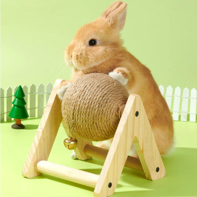 Spinning Ball Rabbit Toy