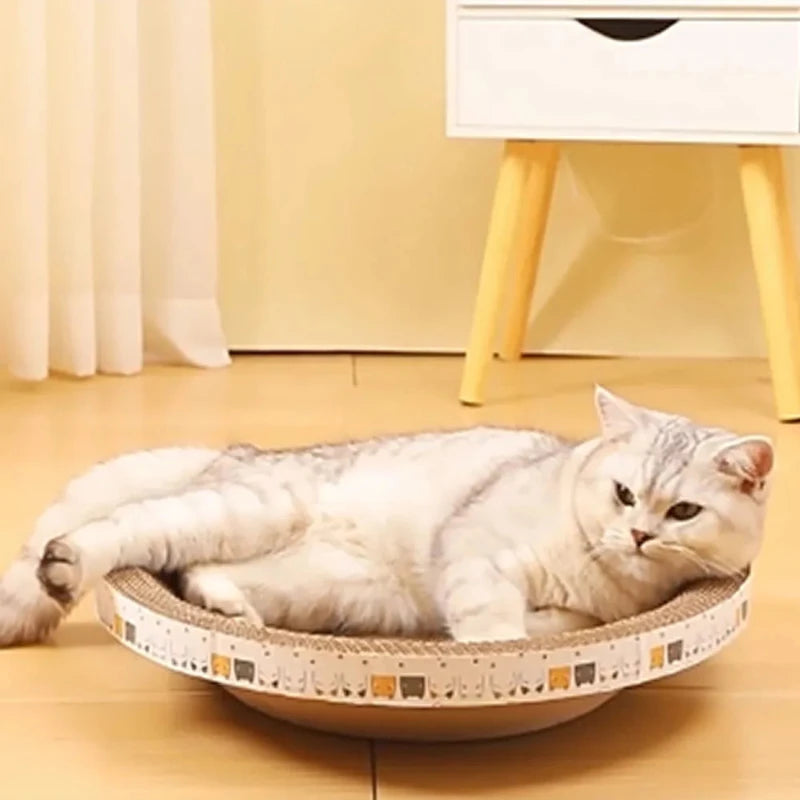 Round Cat Scratcher Bed