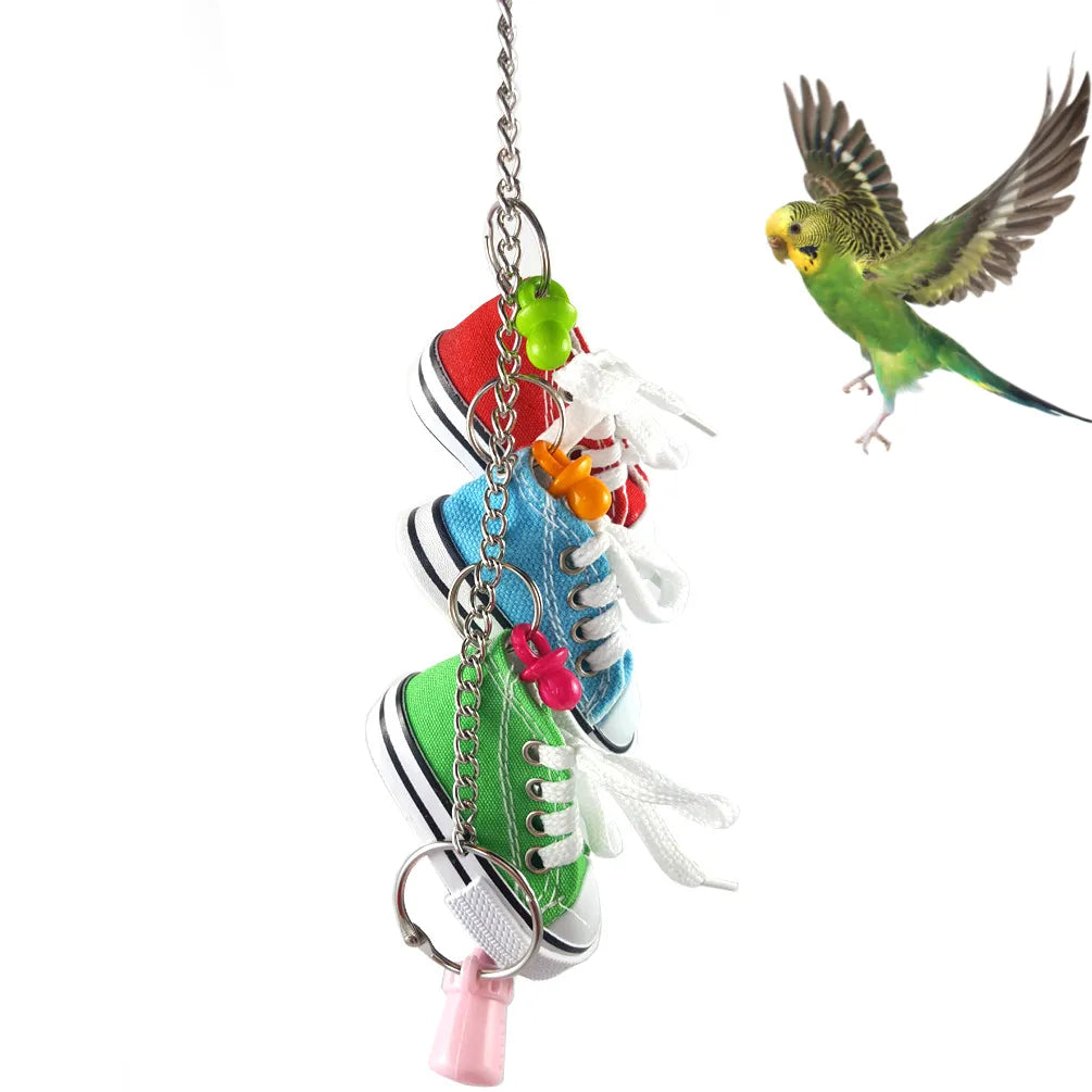 Playful Sneaker Bird Toy