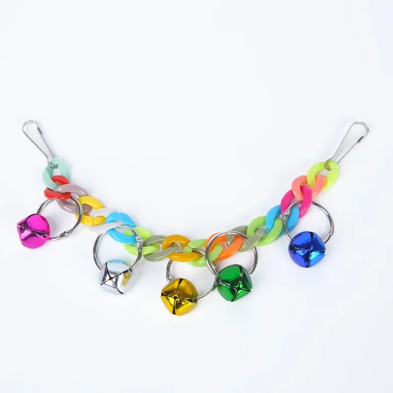 Rainbow Bells Bird Toy