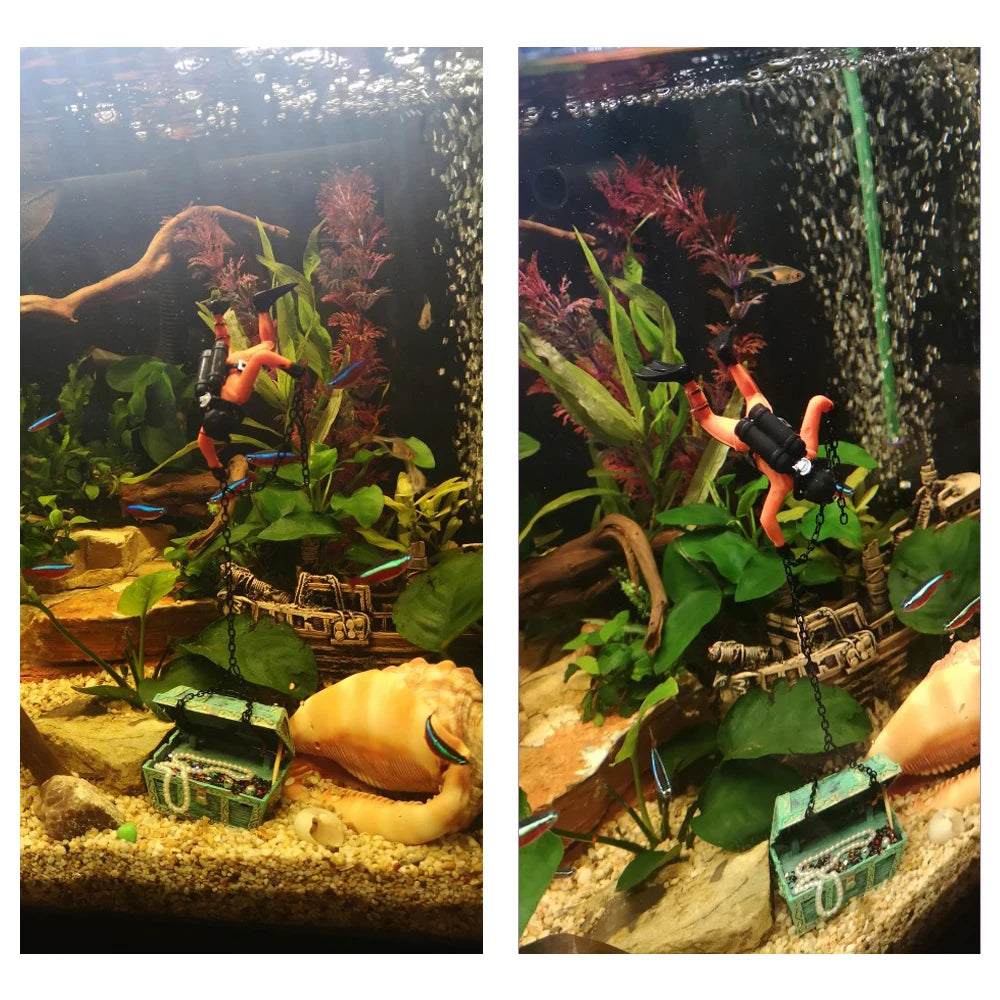 Decorative Aquarium Treasure Chest