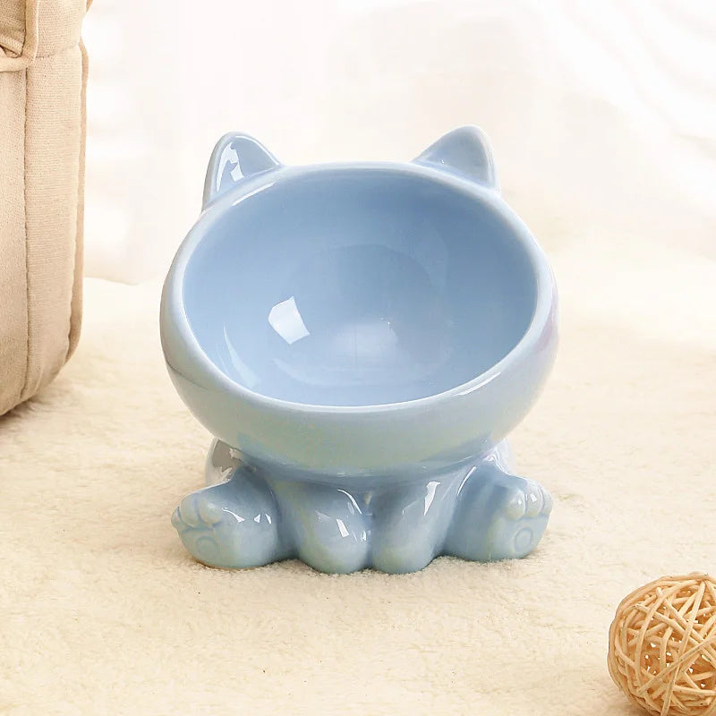 Kitty Food Ceramic Bowl