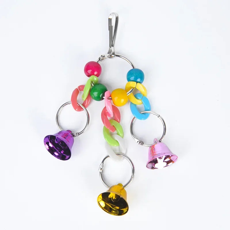 Rainbow Bells Bird Toy