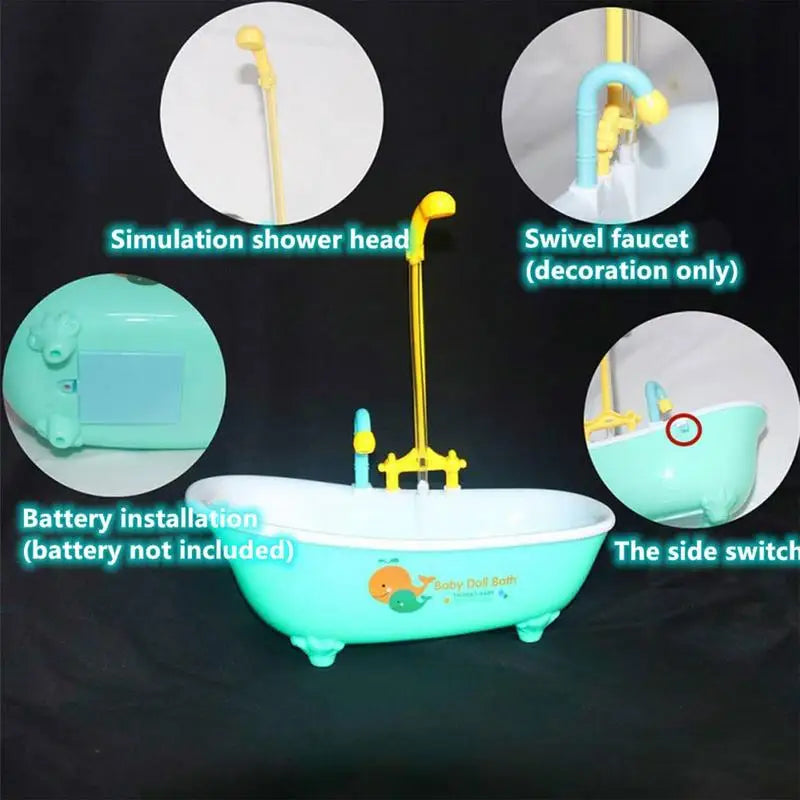 Interactive Parrot Bathing Tub with shower