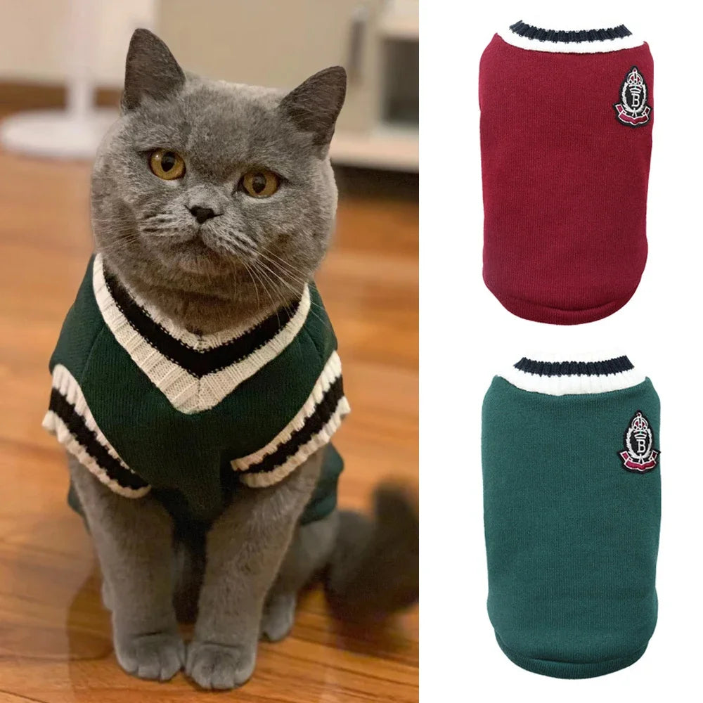 Chic Winter Cat Apparel