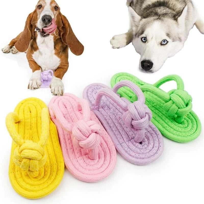 Cotton Slipper Dog Toy