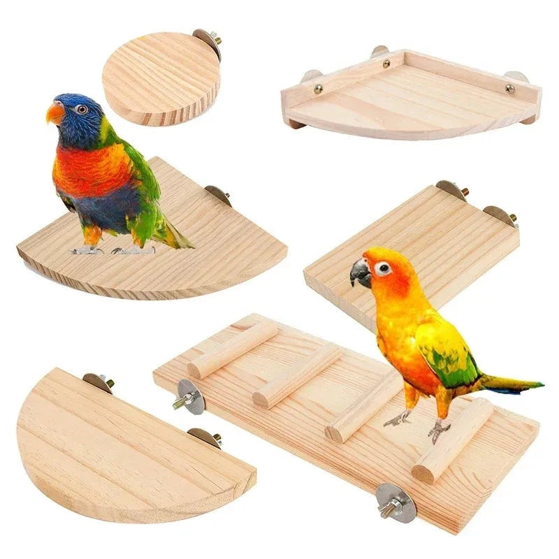 Assorted Wooden Bird Perches