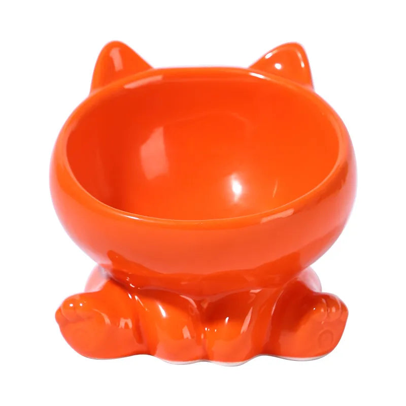 Kitty Food Ceramic Bowl