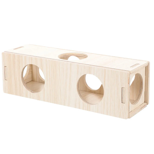 Minimalist Wooden Hamster Maze