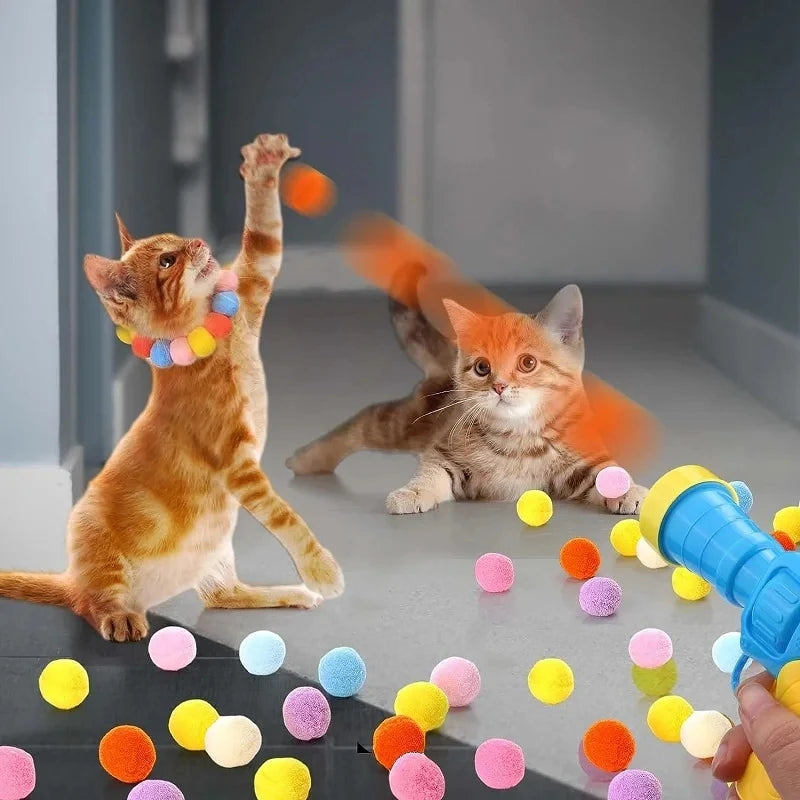 Playful Cat Ball Shooter