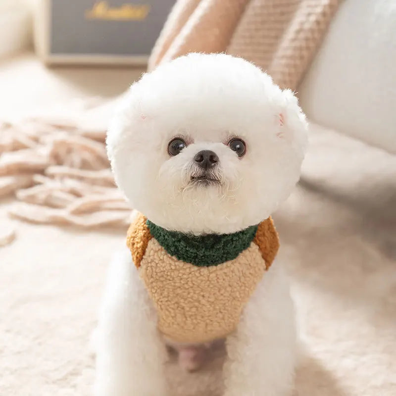 Autumn Sherpa Dog Jacket