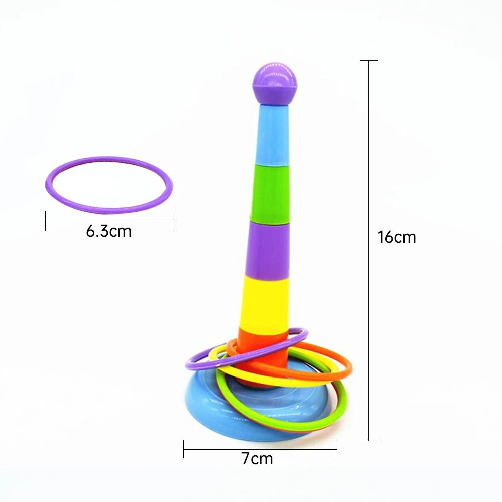 Colorful Bird Ring Stacker