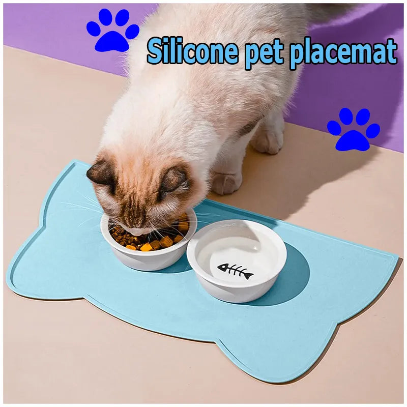 Colorful Silicone Cat Placemat