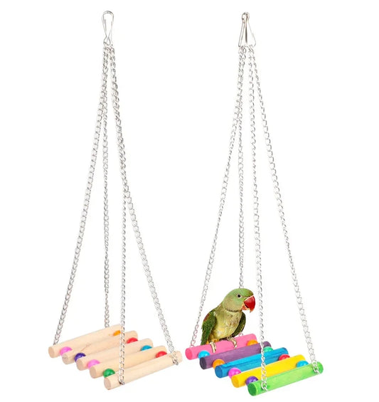 Playful Bird Swing Set