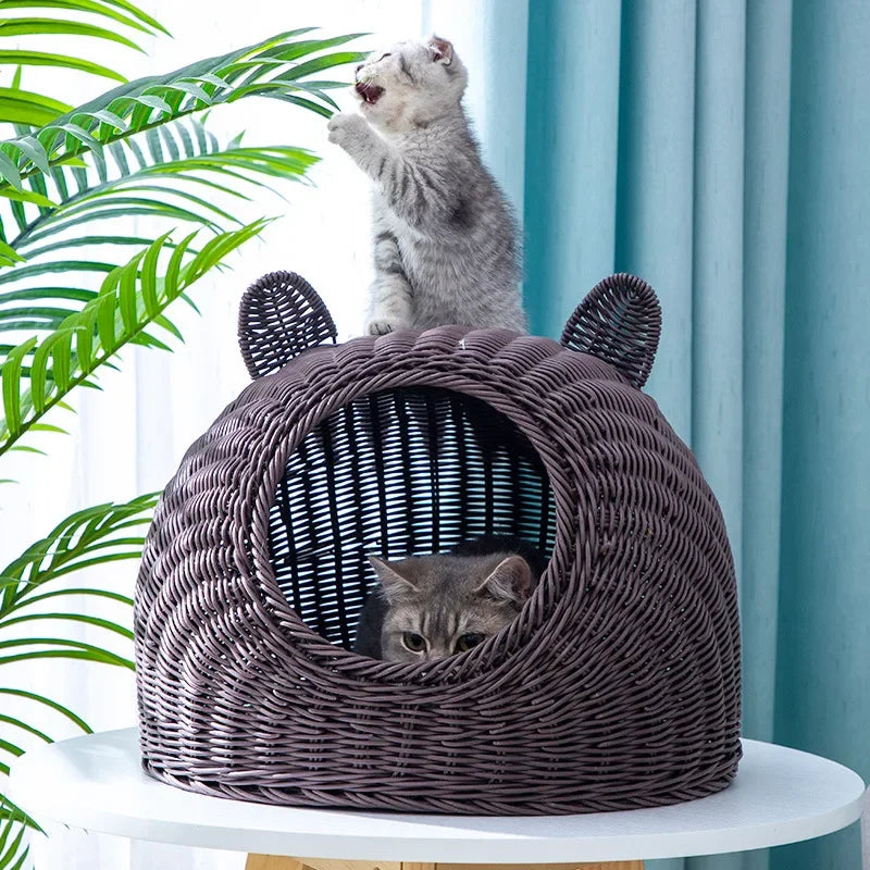 Feline Woven Hideaway Dome