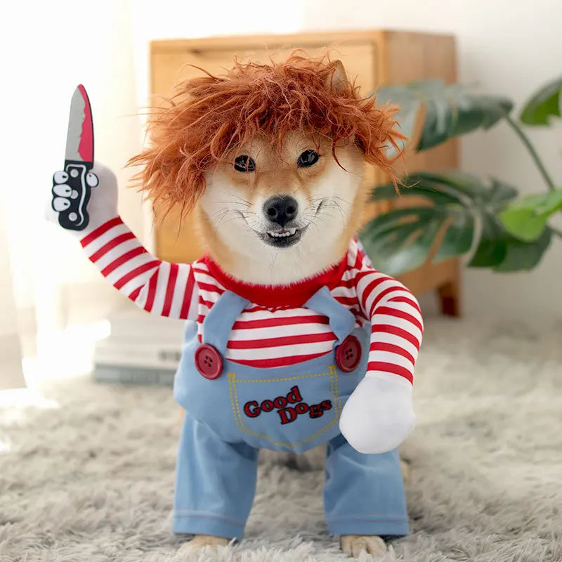 Chucky Dog Costume - Perfect for Halloween and Costume Parties