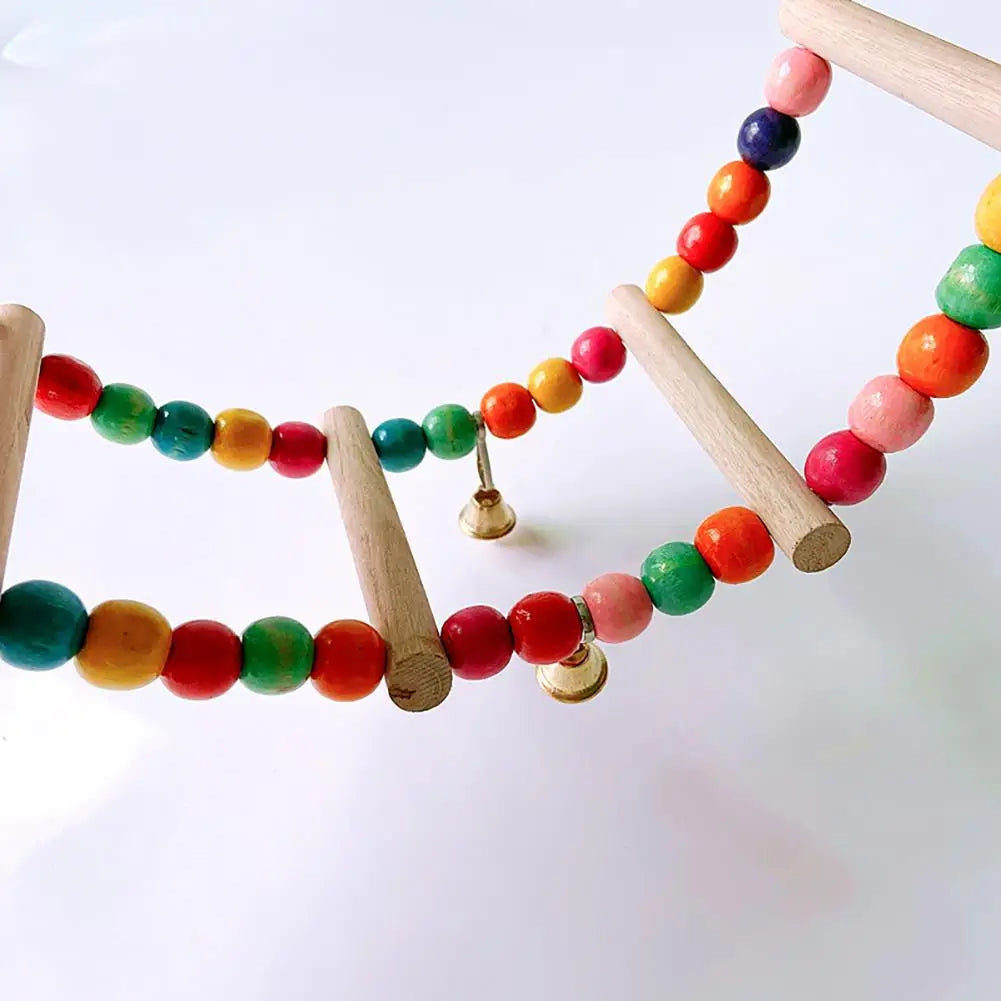 Colorful Beaded Bird Swing