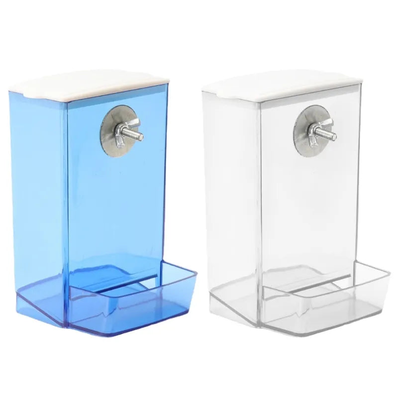 Transparent Bird Feeding Box