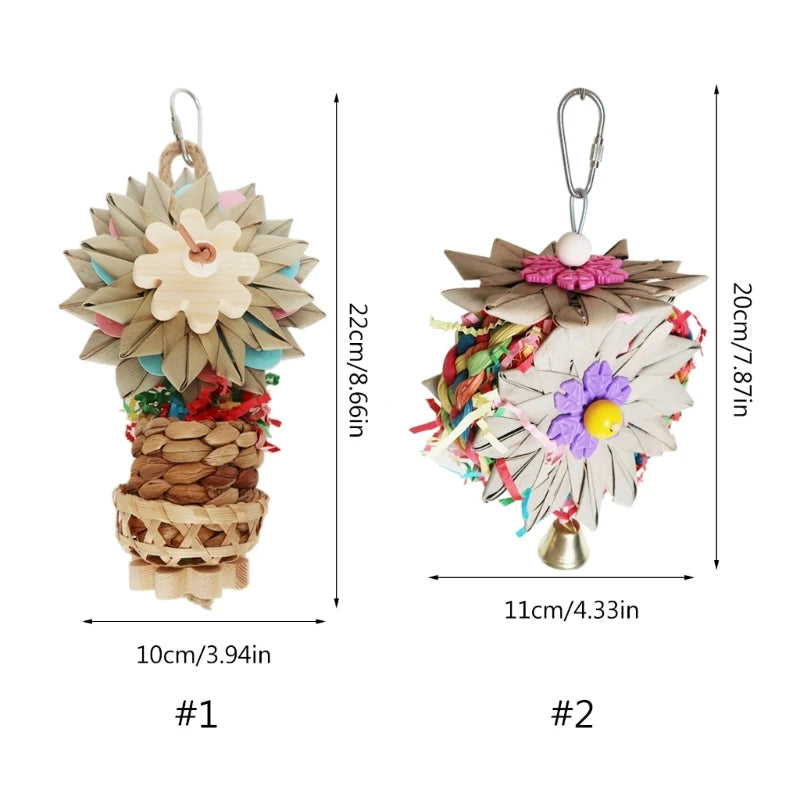 Floral Foraging Bird Toy