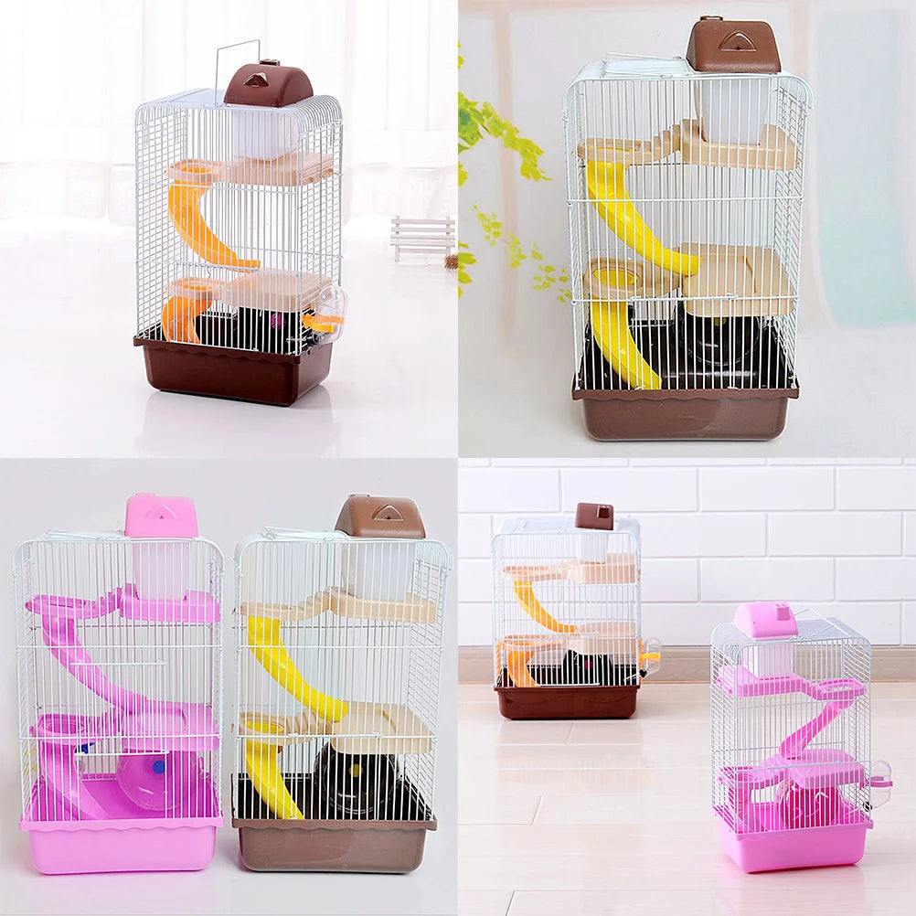 Multi Level Hamster Cage with Accessories