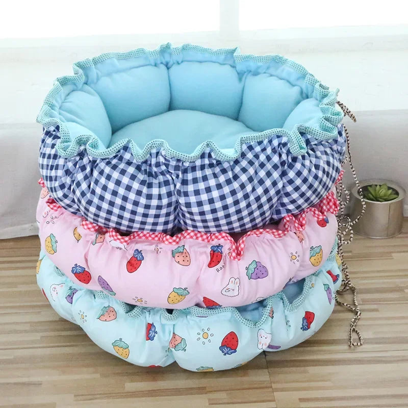 Plush Winter Dog Bed