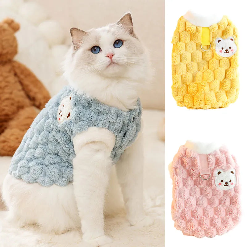 Cozy Bear Cat Sweater