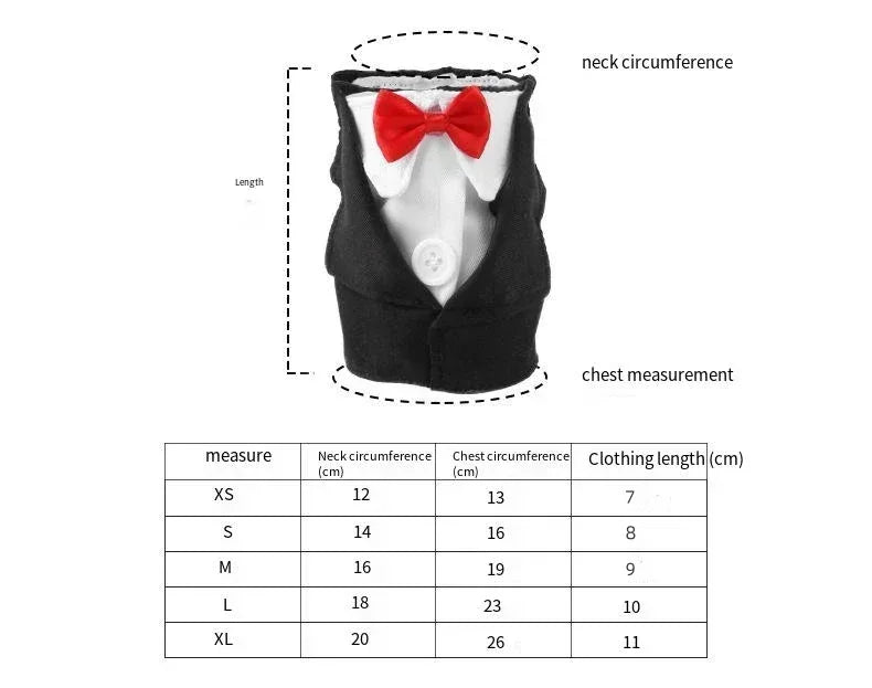 Formal Parrot Tuxedo Attire