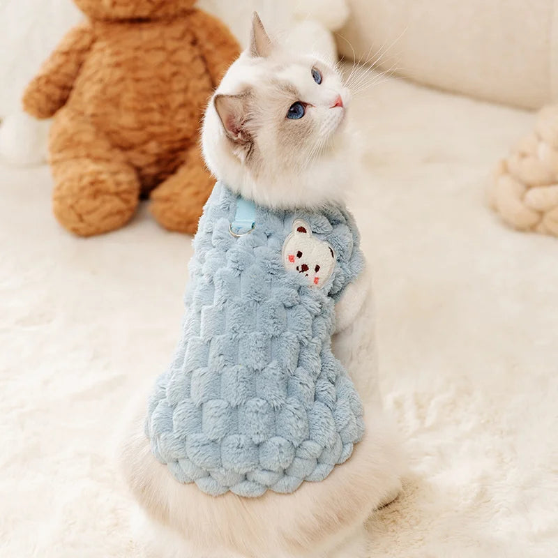 Cozy Bear Cat Sweater