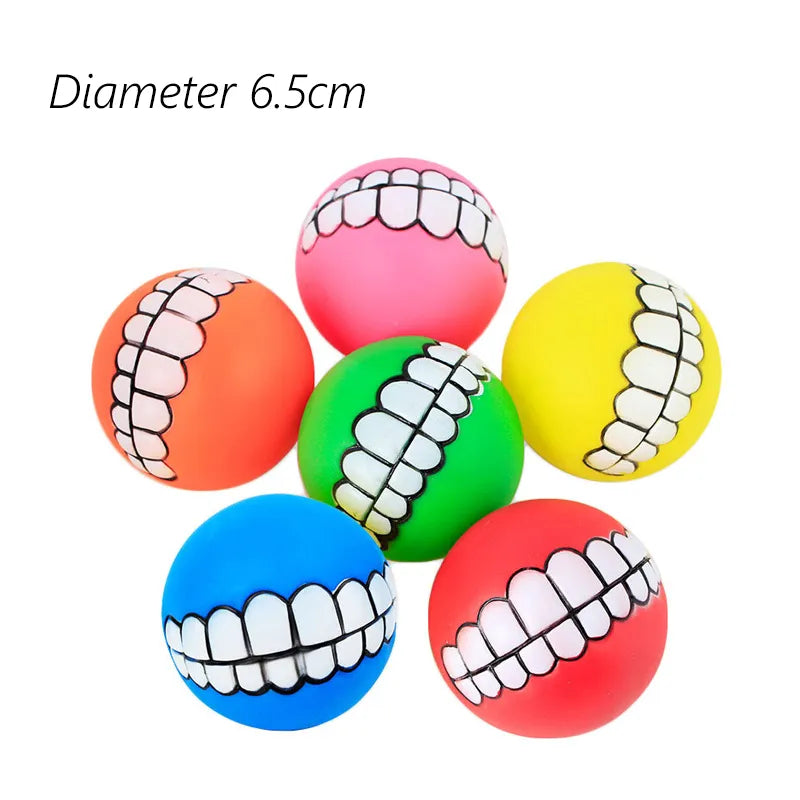 Funny Teeth Dog Ball