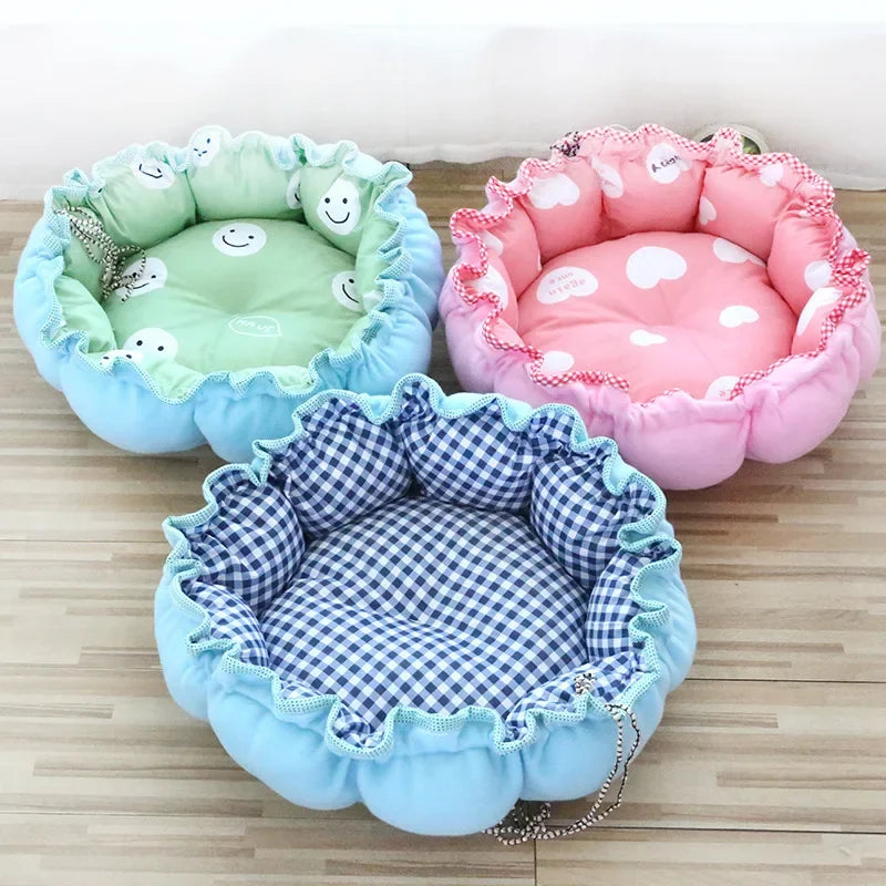 Plush Winter Dog Bed