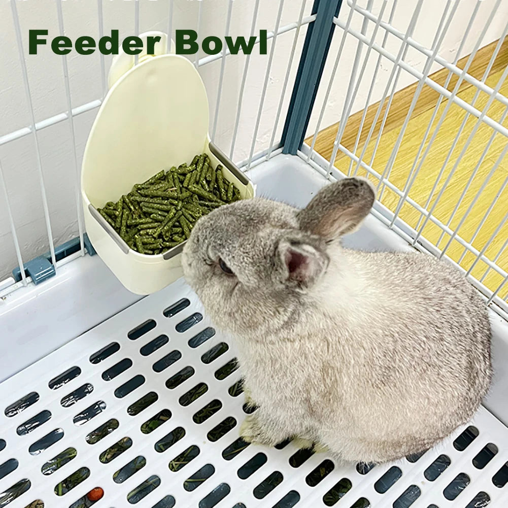 Rabbit Feeder Bowl Holder