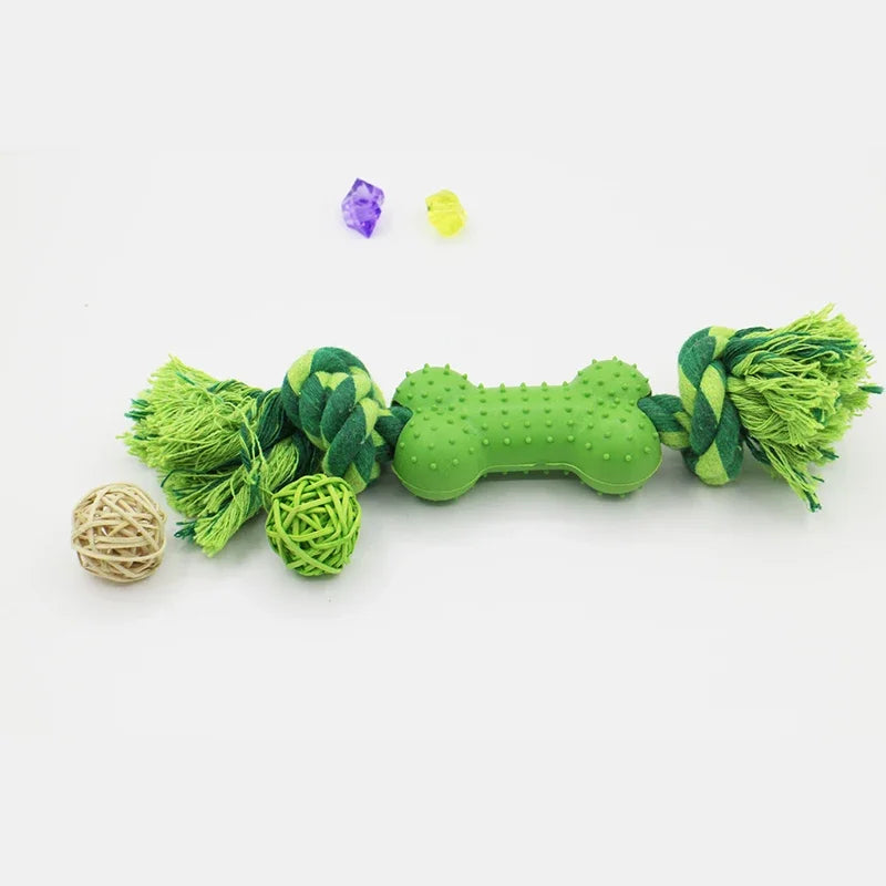 Cotton Rope Chew Bone Dog Toy