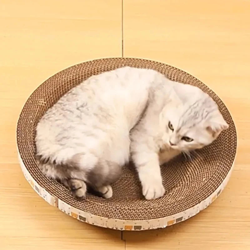 Round Cat Scratcher Bed