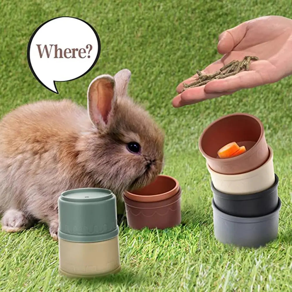 Rabbit Feeding Storage Containers