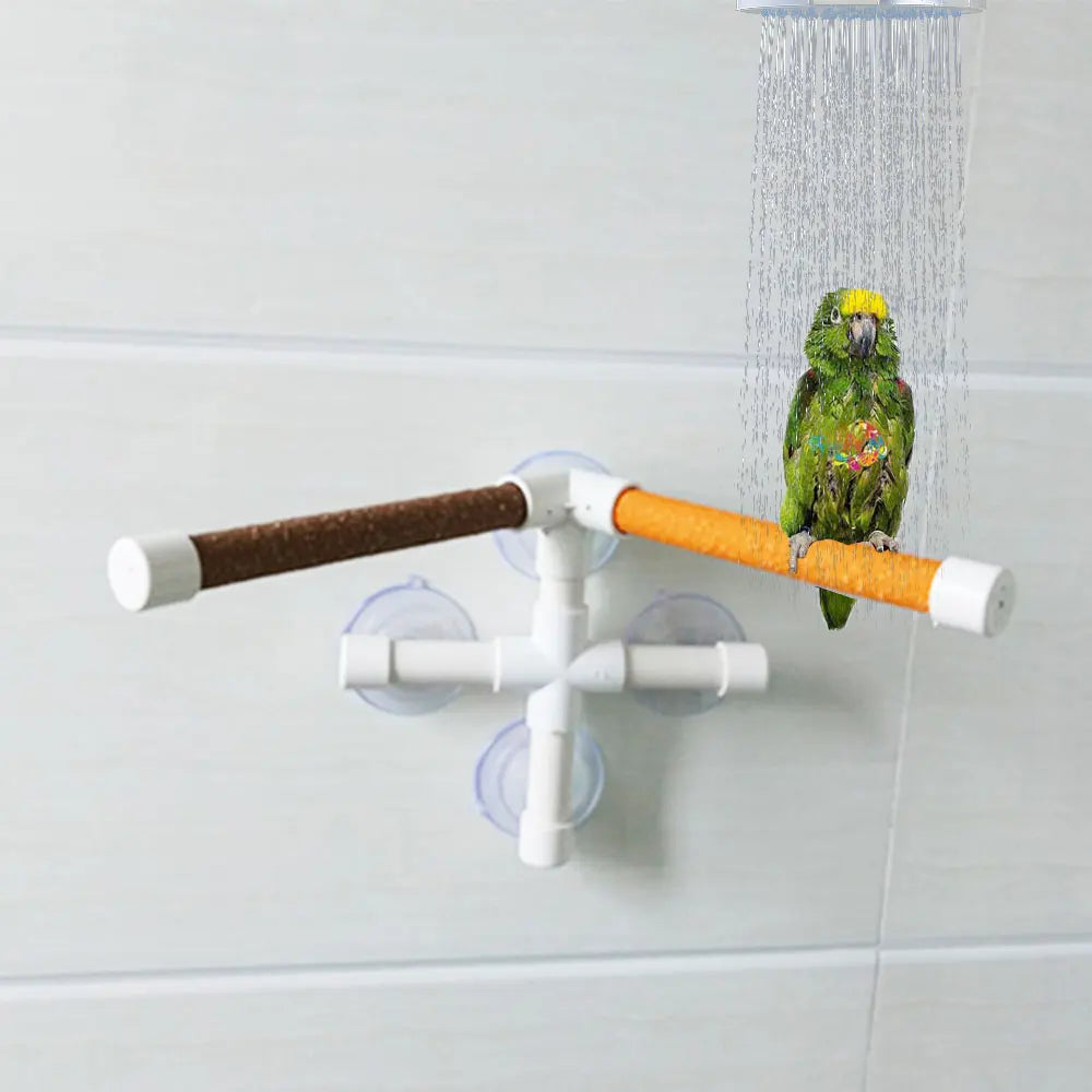 Adjustable Window Bird Perch