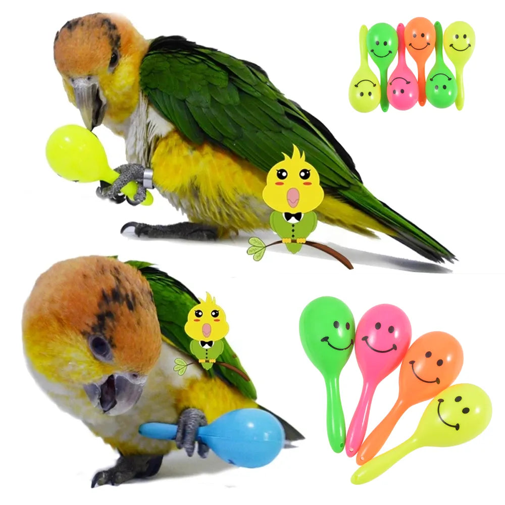 Colorful Bird Rattle Toys