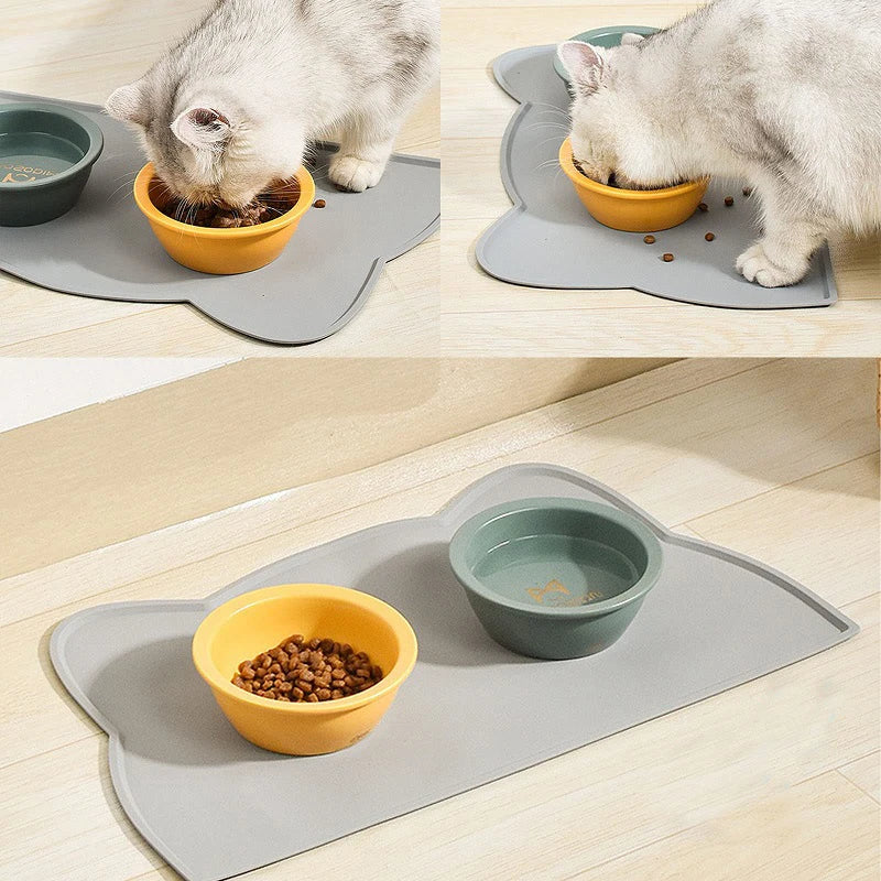 Colorful Silicone Cat Placemat