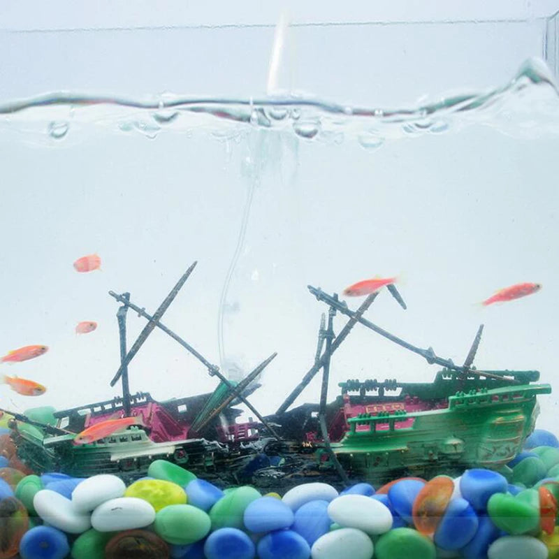 Pirate Ship Aquarium Decor