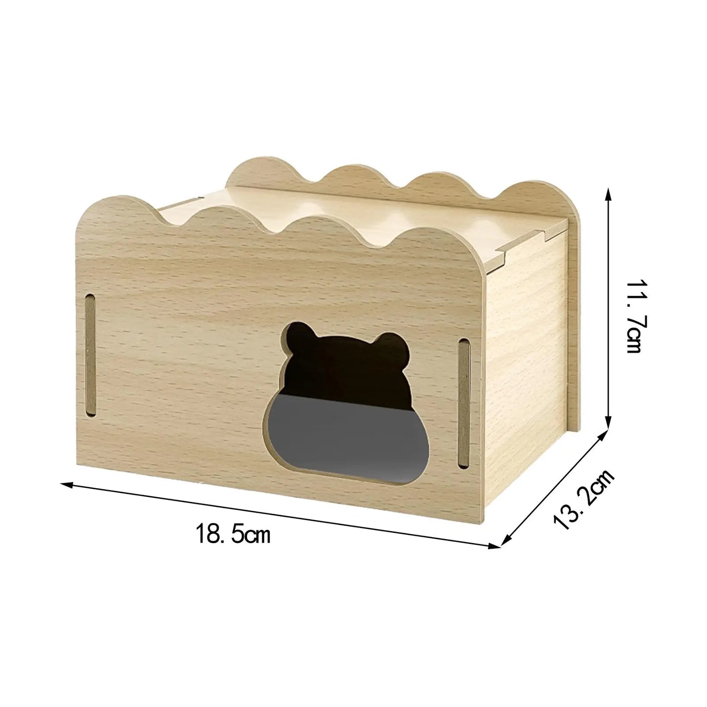 Charming Wooden Hamster Hideout